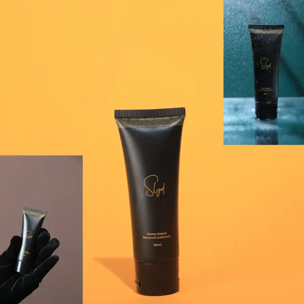 Slyd Lube bottle, the best lubricant for intimacy and a trusted water based lube in Kenya